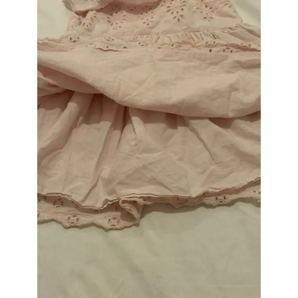Baby Gap Flutter Pink Eyelet Dress 3T